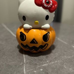Hello Kitty Halloween Pumpkin Container - White, Red, Orange, Black